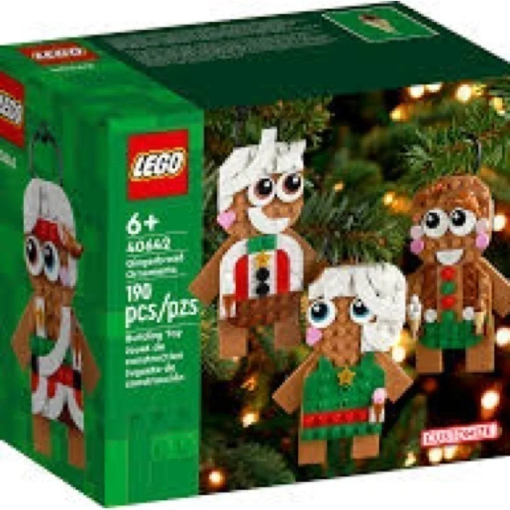 Lego Gingerbread Man Ornament Building Set NEW 40642 Christmas
